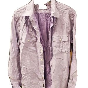 Black Brown 1826 Mens 100% Linen solid purple